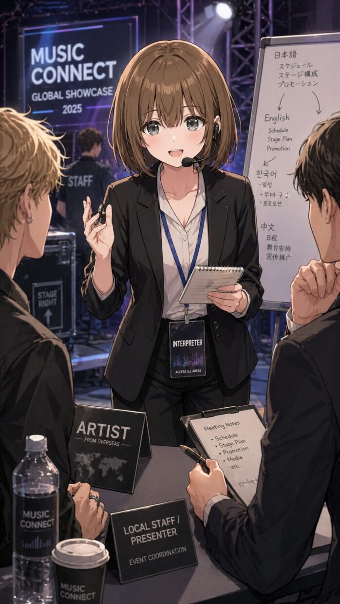 音楽イベント通訳