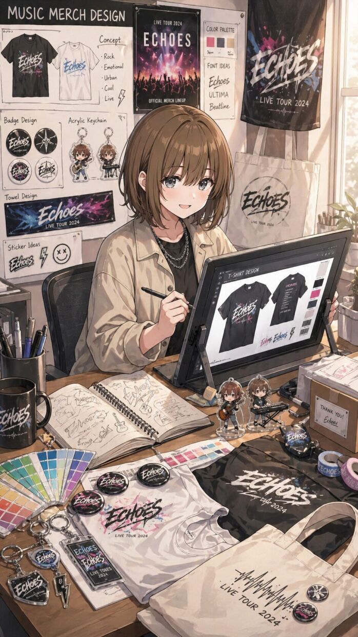 音楽グッズデザイナー