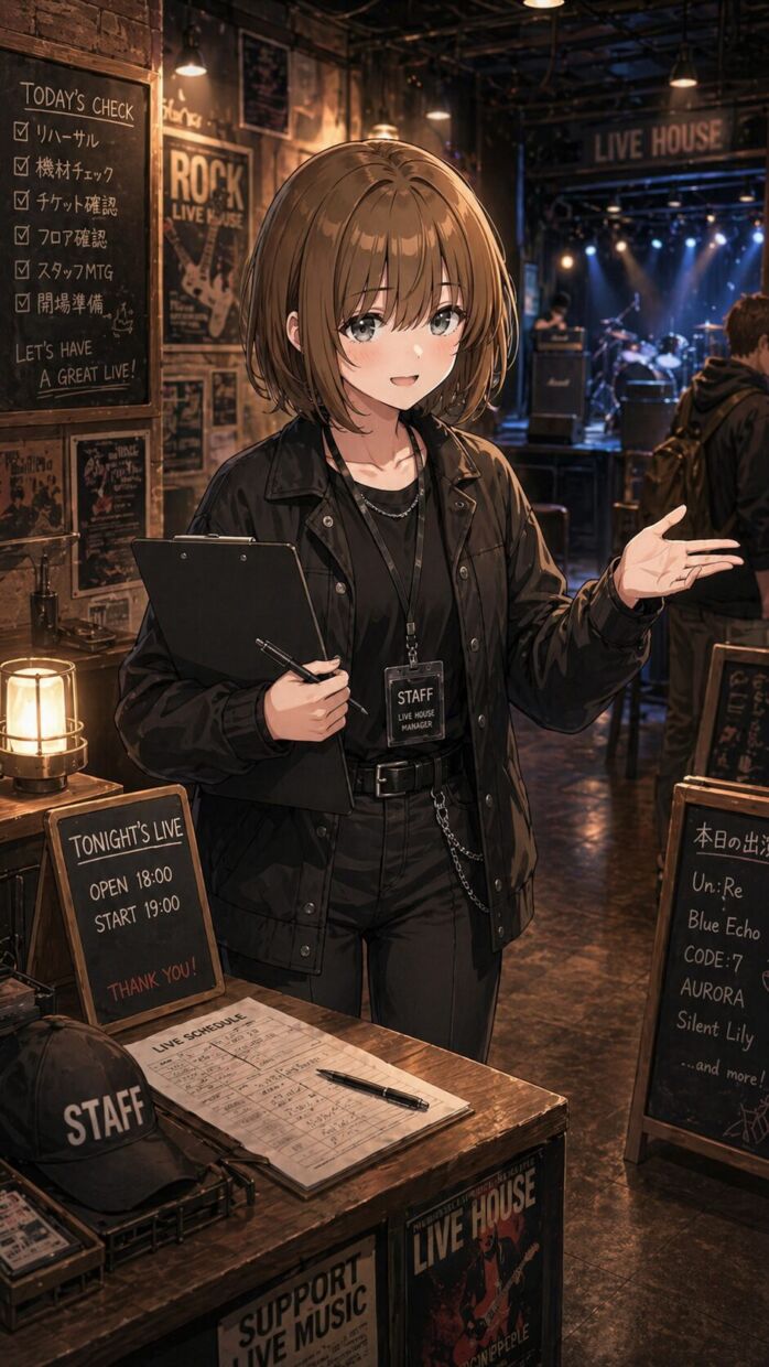 ライブハウス店長