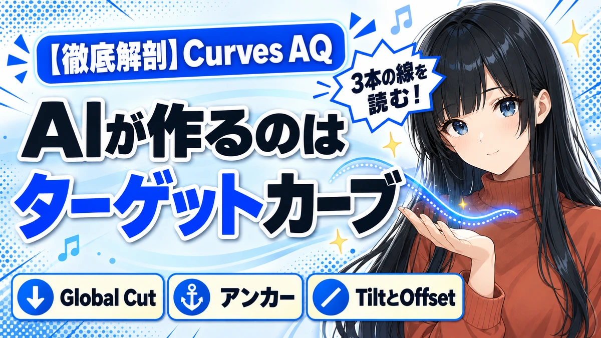 Waves Curves AQの設計思想｜AIが作るのはターゲットカーブ