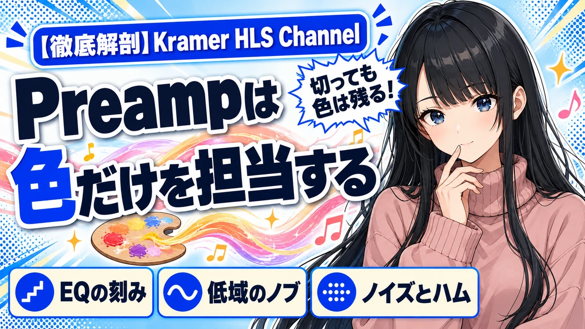 Kramer HLS Channelの設計思想｜色だけを再現する卓の理屈